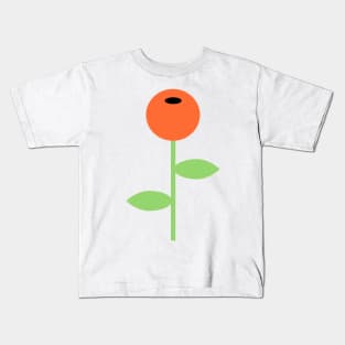 Summer Red Poppy Cottage Garden Flowers Digital Art | Melanie Jensen Illustrations Kids T-Shirt